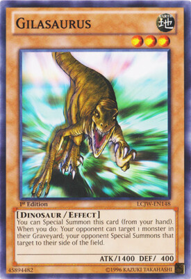 3 x Gilasaurus - LCJW-EN148 - Common - 1st Edition Near Mint, English-image