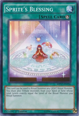 Sprite's Blessing - MP17-EN156 - Common - 1st Edition - Heavily Played-image