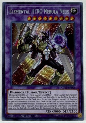 Yu-Gi-Oh! Elemental HERO Nebula Neos CT15-EN001 2018 Mega-Tins Limited Edition-image