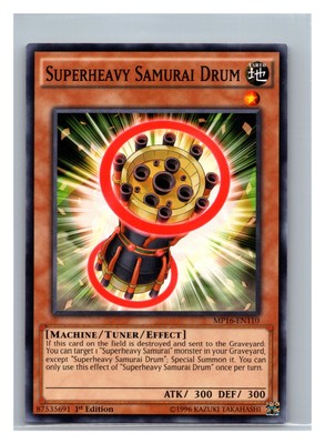 2016 Mega-Tins Mega Pack #MP16-EN110 Superheavy Samurai Drum-image