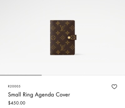 AUTH Louis Vuitton Agenda PM Monogram RA0230 -image