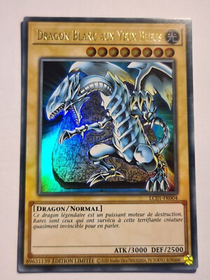 Blue-Eyes White Dragon (V.1 - Ultra Rare)●YUGIOH●LC01●FRENCH●LIMIT EDITION●09325-image