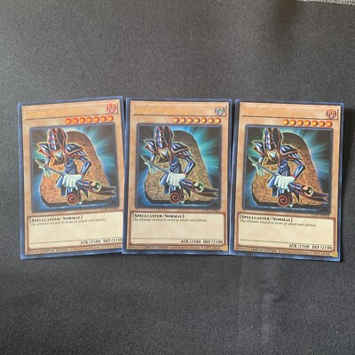 Yu-Gi-Oh! 3x Dark Magician LC01-EN005 25th Anniversary LE Ultra Rare-image