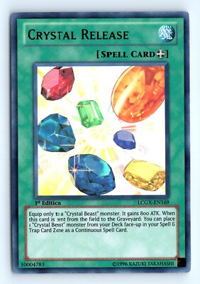 Yu-Gi-Uh Crystal Release #LCGX-EN169 Legendary Collection 2 tcg LP-image