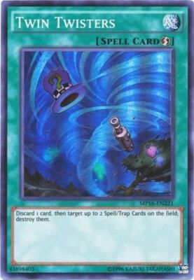 Twin Twisters - MP16-EN221 - Super Rare - Unlimited Edition x1 - Near Mint-image