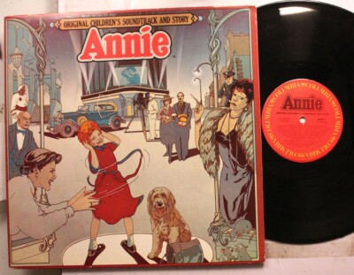 Various Artists Lp Annie Soundtrack & Story On Columbia - Vg+ / Vg+ (Ink On Fron-image