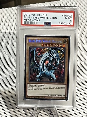 2017 YGO Blue-Eyes White Dragon #CT14-EN002 PSA 9-image
