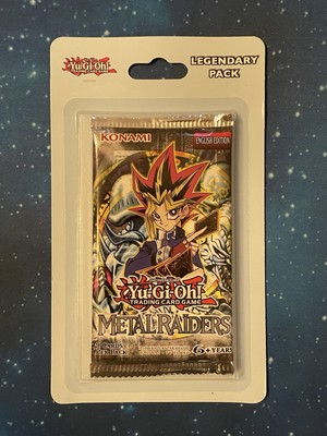 2017 Yu-Gi-Oh! Metal Raiders MRD Sleeved Legendary Booster Pack CIB NEW Sealed-image