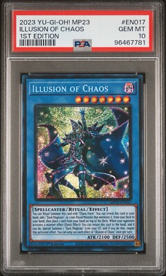Illusion of Chaos MP23-EN017 25th Anniversary Tin Dueling Heroes Mega Pack PSA10-image