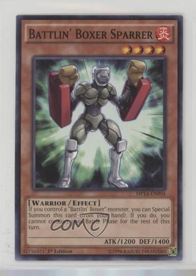2014 Yu-Gi-Oh! Mega-Tins Mega Pack 1st Edition Battlin' Boxer Sparrer 10ip-image
