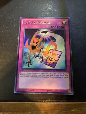 Yu-Gi-Oh! TCG Fusion Reserve 2018 Mega Tin Pack MP15-EN185 1st Edition Ultra...-image
