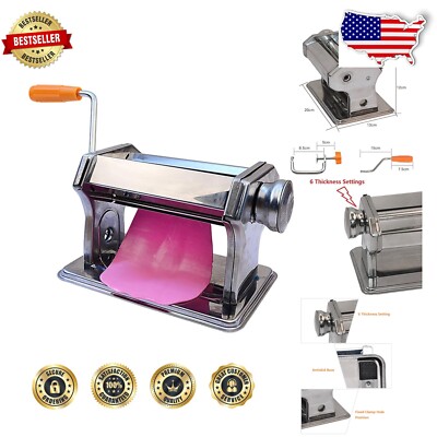 Ultimate Polymer Clay Machine - Stainless Steel with 6 Thickness Settings-image