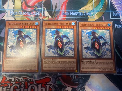 YuGiOh x3 The Legendary Fisherman III LED9-EN025 Common 1st Edition English NM-image