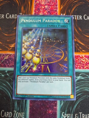 Yu-Gi-Oh! TCG Pendulum Paradox MP18-EN209 Secret Rare 1st Edition Near Mint a1/-image