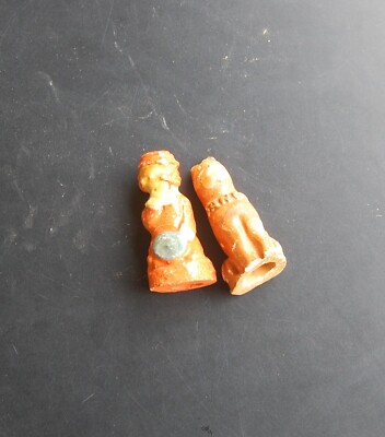 Vintage Little Orphan Annie & Sandy Chalkware?? Salt & Pepper-image