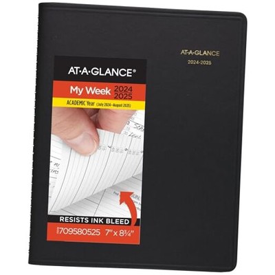 Planner Academic, Weekly, Quarter-Hourly Appointment Book, 7