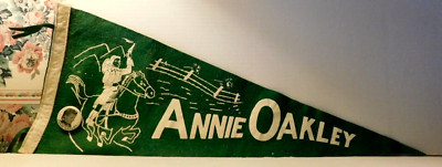Rare TV Annie Oakley  Pennant and Photo Pin back-image