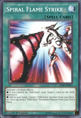Yu-Gi-Oh! Spiral Flame Strike LED6-EN055 Common 1st Edition NM-image
