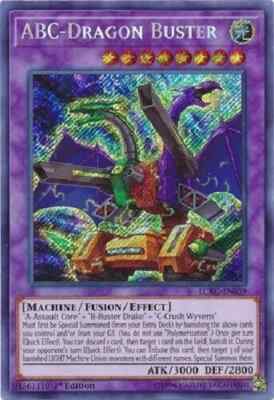 Yugioh ABC-Dragon Buster LCKC-EN059 Secret Rare 1st Ed NM-image