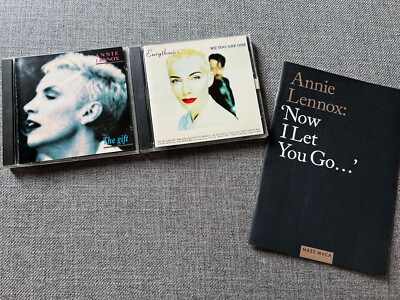 Annie Lennox Lot 2 CD The Gift Live We Too Are One Brazil First MassMoca Catalog-image