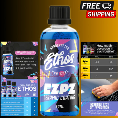 EZPZ  Ceramic Coating for Cars, Advanced Ceramic Polymer Coating, 50 ml NEW-image