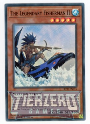 Yugioh The Legendary Fishermann II LEDU-EN015 Super Rare 1st Edition NM/LP-image