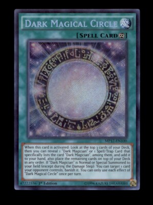 YU-GI-OH! DARK MAGICAL CIRCLE MP17-EN100 1ST EDITION SECRET RARE TCG-image