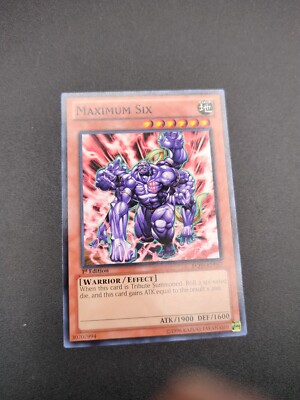 1x (EX) Maximum Six - LCJW-EN047 - Common - 1st Edition  YuGiOh-image
