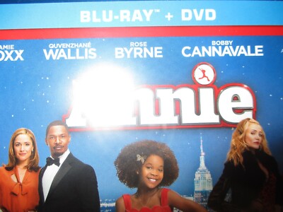 Annie [Blu-ray/DVD] BOTH BRAND NEW DISCS ONLY no case/digital HD/art/tracking no-image