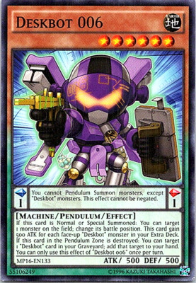 Deskbot 006 MP16-EN133 Yu-Gi-Oh! Light Play 1st Edition -image