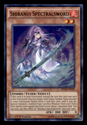 Shiranui Spectralsword MP16-EN199 2016 Mega-Tins Mega Pack 1st Edition-image