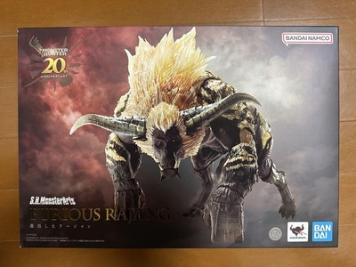 Bandai Namco S.H. MonsterArts Furious Rajang Figure Collectible Used-image