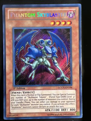 Yu-Gi-Oh! TCG Phantom Skyblaster LCGX-EN194 1st Edition Secret Rare-image