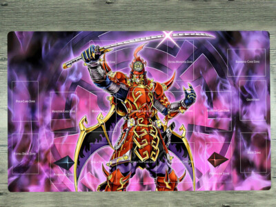 YGOmat Legendary Six Samurai - Shi En Trading Card Game Pad Playmat TCG CCG Mat-image