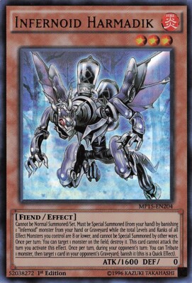Yu-Gi-Oh! Infernoid Harmadik MP15-EN204 Ultra Rare 1st Edition NM-image