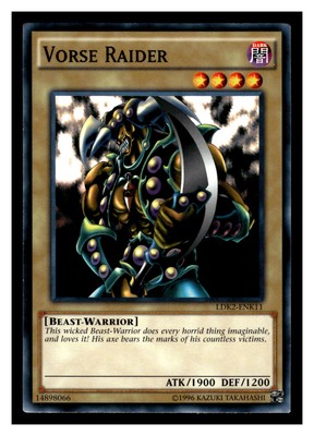 2016 Yu-Gi-Oh! #LDK2-ENK11 Vorse Raider-image