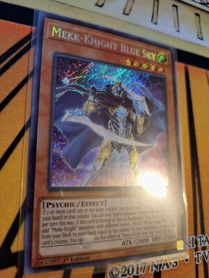 Yu-Gi-Oh! TCG Mekk-Knight Blue Sky 2018 Mega-Tin Mega Pack MP18-EN177 1st x2-image