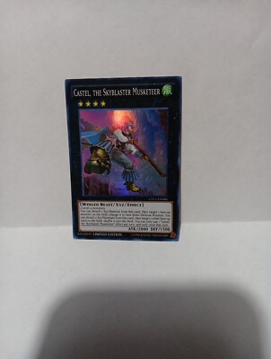 Yu-Gi-Oh! TCG Castel, the Skyblaster Musketeer 2015 Mega-Tin CT12-EN006 Limited…-image