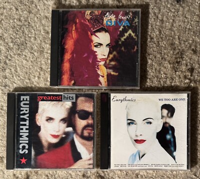 Eurythmics & Annie Lennox CD Lot 3 CDs - Diva / Greatest Hits / We Too Are One-image