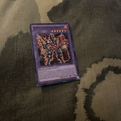 Yugioh D/D/D Flame King Genghis CT13-EN005 Limited Edition Super Rare M-image