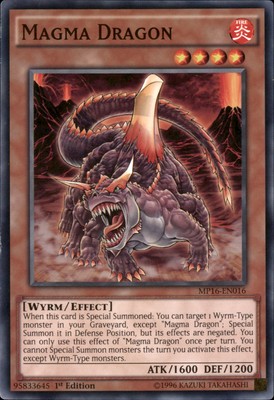 1st Ed Magma Dragon MP16-EN016 Yugioh-image