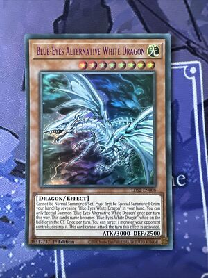 Yu-Gi-Oh! Blue-Eyes Alt White Dragon 8 Legendary Duelists Purple Ultra Rare Mint-image