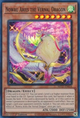 Nowru Aries the Vernal Dragon - 25th Anniversary Tin: Dueling Heroes Mega Pack-image