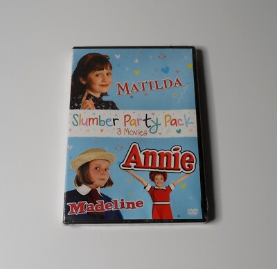 Slumber Party Pack Matilda Madeline Annie 3 Movie DVD *NEW & SEALED*-image