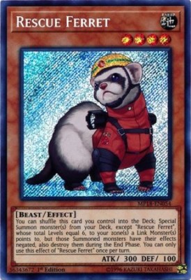 Rescue Ferret (MP18-EN054) - Secret Rare - 1st Edition-image