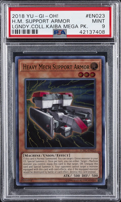 2018 YU-GI-OH! LEGEND COLL KAIBA MEGA PACK #EN023 HEAVY MECH SUPPORT ARMOR PSA 9-image