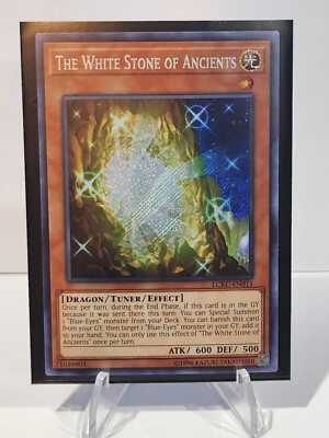 The White Stone of Ancients (LCKC-EN011) Unlimited Edition - Secret Rare - NM-image