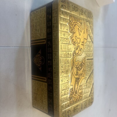 YUGIOH Mega Tin The Pharaoh’s Gods  FULL OF CARDS UNSEARCHED CARDS DATED 1996 #2-image