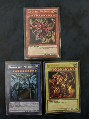 Obelisk Slifer Ra LC01-EN001/002/003 NM Limited Yugioh-image