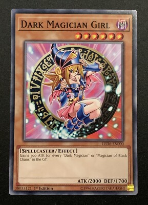 Dark Magician Girl - LED6-EN000 - Common - 1st Edition - YuGiOh TCG-image